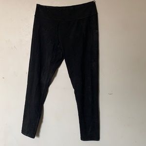 Black leggings in XL